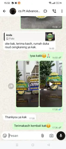 Testimonial Papan Bunga Pernikahan tanah abang